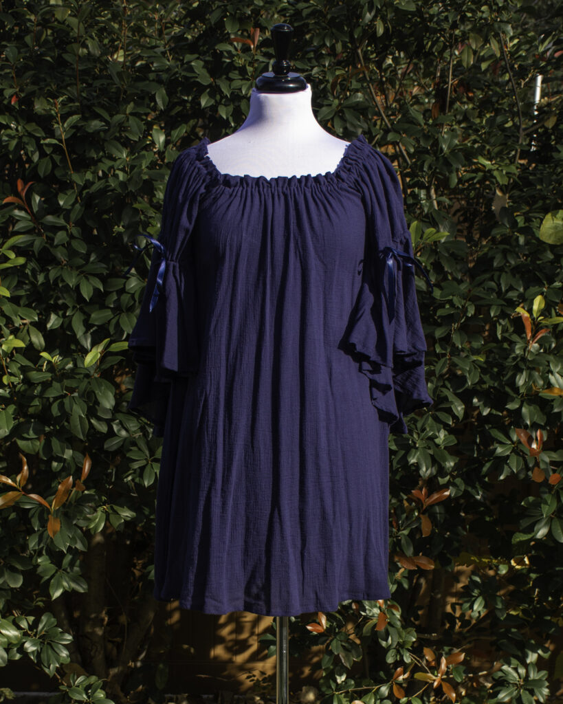 Navy Botanical Flirty Chemise Set