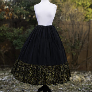 black women petticoat dress 1800 Antebellum fashion Designed in black Victorian Petticoat and Chemise 1850s